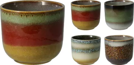 Kukkaruukku 12cm posliinia - Kiviruukut - 8721037847445 - 1