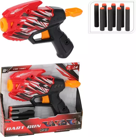 Leikkiase+ softbullets 20cm - Leikkiaseet - 8721037279185 - 1