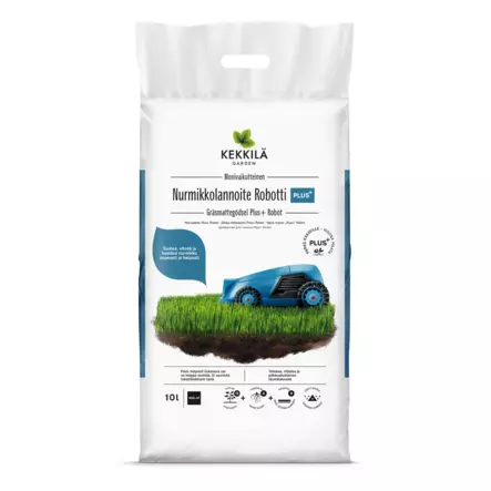 Nurmikkolannoite PLUS+ Robotti 10l - Puutarhalannoitteet - 6433000120005 - 1