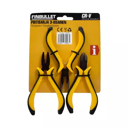 Finbullet Pihtisarja 3-osainen - Muut pihdit - 6430017700985 - 2