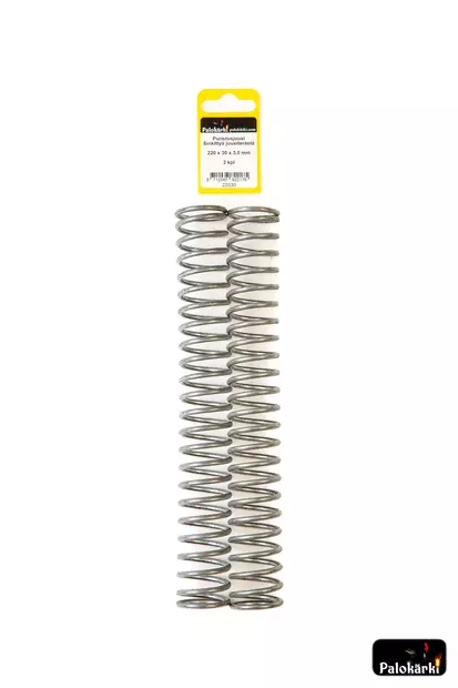 Puristusjousi sinkittyä jousiterästä 220x30x3mm 2kpl - Muut kiinnitystarvikkeet ja lajitelmat - 8712067822175 - 1