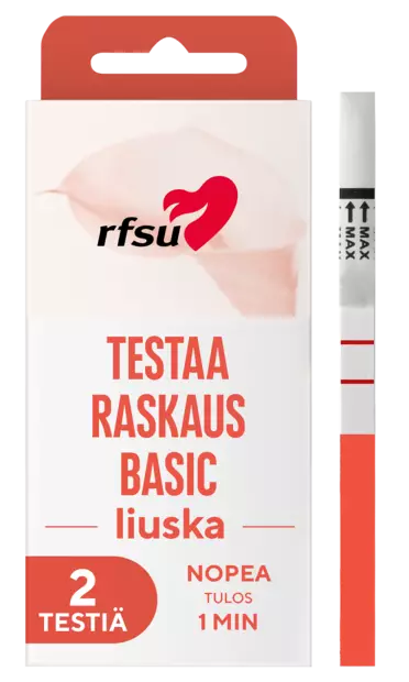 RFSU Raskaustesti 2 kpl testiliuskoja - Ehkäisy ja seksuaalisuus - 7310572100255 - 2