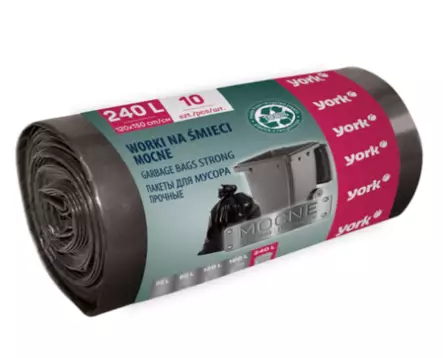 Roskapussit strong 240l 10kpl - Jätesäkit - 5903355007265 - 1
