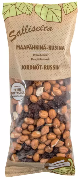 Salliselta Maapähkinä-rusinasekoitus 250 - Jauhot - 6436501015245 - 1