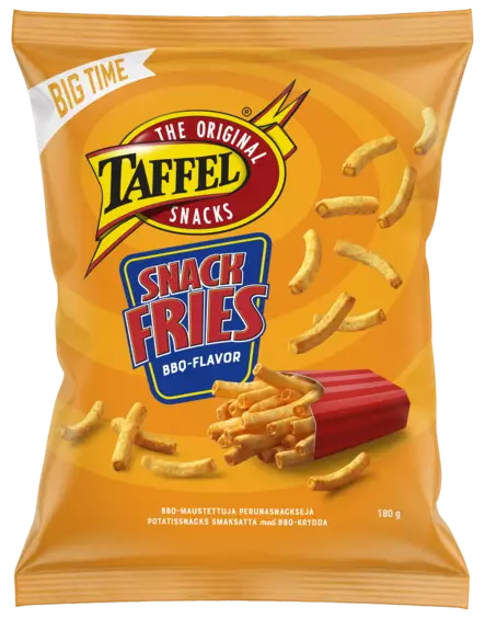 Taffel Snack Fries 180g - Sipsit, snacksit ja pähkinät - 6410380049775 - 1