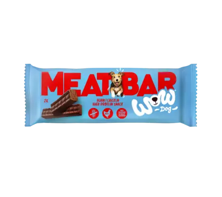 Wow Dog Meat Bar kana 40g - Koiran herkut - 9120134040145 - 1