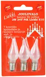 Airam Varalamppu Liekki 3W 34V E10 3 kpl - Koristelamput - 6435200010995 - 1
