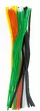 Askartelupunos piipunrassi 6mm / 30 cm, 20 kpl/pussi, värilajitelma - Askartelukoristeet - 6438159361835 - 1