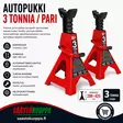 Autopukki 3ton/pari - Tunkit, pukit ja rampit - 6438168042435 - 1