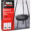 BBQ nuotioteline jaloilla 151cm - Grillaus- ja savustustarvikkeet - 8721037004695 - 2