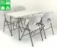 Camping Pöytä 122cm - Kalusteet- ja retkituolit - 6438168084435 - 4