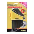 Finbullet Kuusiokoloavainsarja 13-os 1.5-10mm - Kuusiokoloavaimet - 6438152012215 - 2