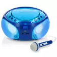 Fm-radio lenco cd/mp3/usb-mikrofoni sininen - Radiot, soittimet ja radiopuhelimet - 8711902035015 - 1