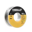 Juotostina lyijytön 1 mm 100 g sn 99,3 % cu 0,7 % flux 2 % - Paineilmatyökalut - 6438152023525 - 1