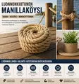 Kaideköysi 20m 35mm synteettinen - Narut ja köydet - 6438159187015 - 1