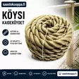Kaideköysi 30m 35mm natural - Narut ja köydet - 6438159308465 - 1
