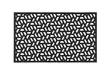 Kumimatto Aiwa 45x75 musta - Kynnysmatot - 6438159914055 - 1