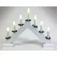 Led kynttelikkö puinen valkoinen - Jouluvalot - 6438159119795 - 1
