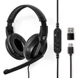 Nedis Over-ear USB-kuulokemikrofoni - Sankakuulokkeet - 5412810418565 - 2