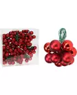 Oksakoristepallo 12kpl 20mm punainen - Joulukoristeet - 8720573758475 - 1