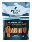 PrimaDog Northern Treats tanko 150g kalkkuna-peura - Koiran herkut - 6438554002555 - 1