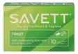 Savett Toilet kosteuspyyhe 10kpl - Desifiointi ja laastarit - 7310613524255 - 1