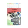 Tussit Manga Set 6 kpl - Tussit, kuitukynät ja korostuskynät - 6429810234605 - 2
