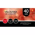 Ulkovalosarja 40 led punainen IP44 - Jouluvalot - 6438159052825 - 1