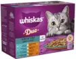 Whiskas 1+ Duo Surf&Turf hyyt. 12x85g - Kissan märkäruoat - 4008429155895 - 2
