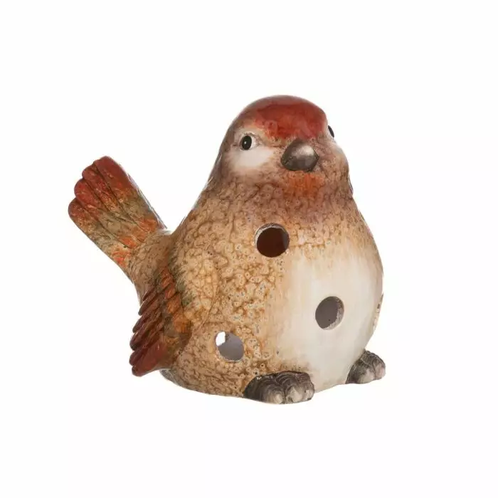 4living kynttilälyhty lintu 18cm - Ulko- ja sisälyhdyt - 6410416504735 - 1