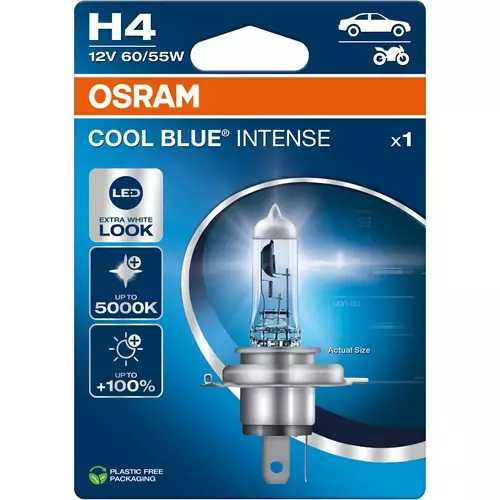 Osram Cool Blue Intense Next Gen 12V H4 Polttimo - Halogen ajovalot ja polttimot - 4062172395625 - 1