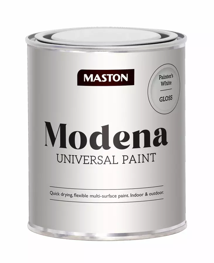 Maston Modena Maalarinvalkoinen 1L - Muut ulkomaalit - 6412496040035 - 2