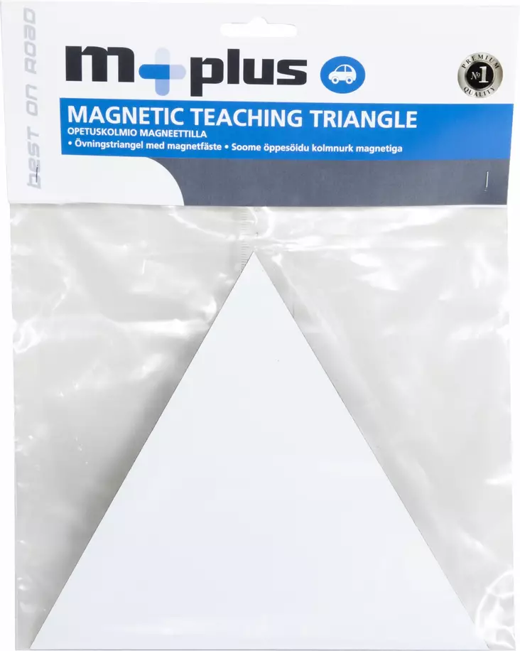 M+ Opetuskolmio magneetti - Muut autotarvikkeet - 6417196771845 - 1