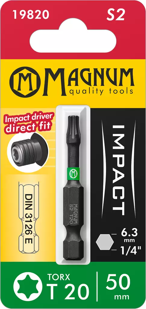 Kärki Impact T20 50mm - Ruuvauskärjet - 6418868198205 - 1