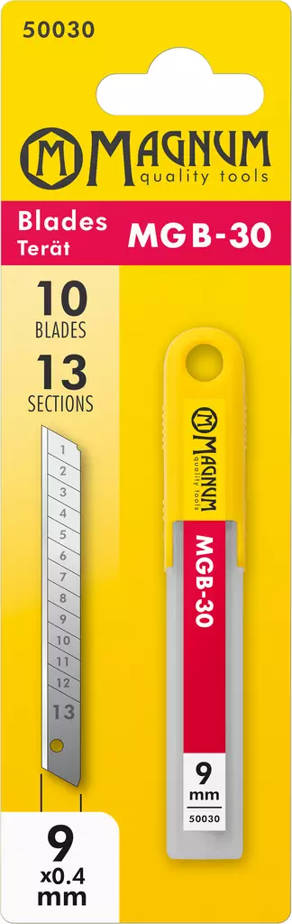 Katkoterät 10 kpl MGB-30 - Katkoteräveitset ja terät - 6418868500305 - 1
