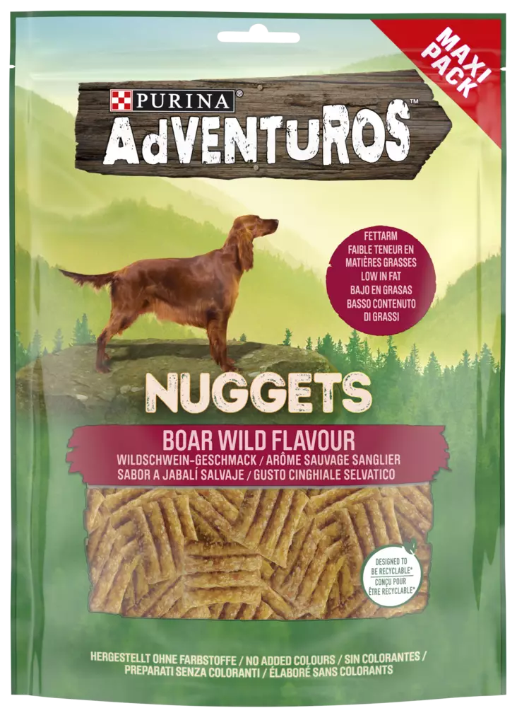 Adventuros Nuggets villisika 300g - Koiran herkut - 7613039965085 - 1