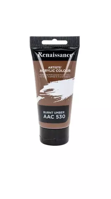 Akryylimaali 75ml Burnt Umber AAC 530 - Valmisvärit - 8851907234485 - 1