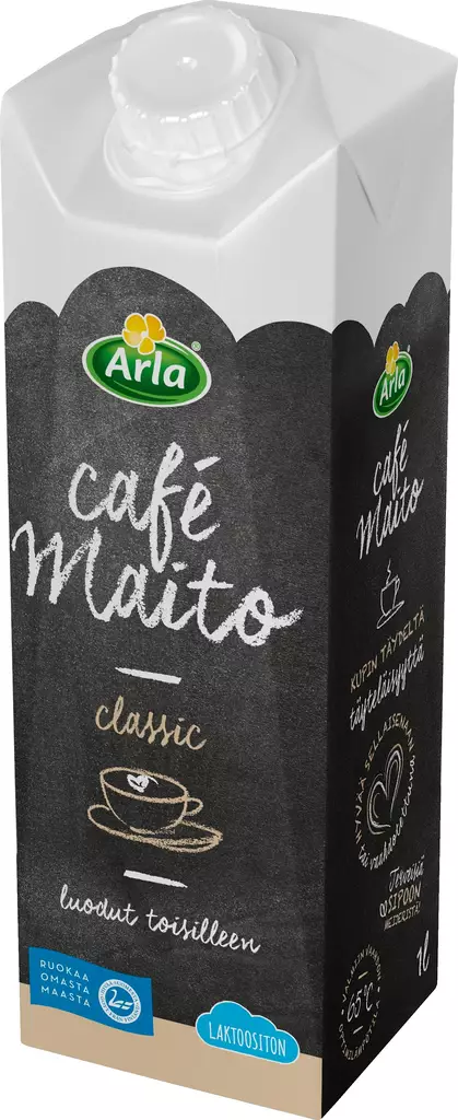 Arla Cafe-maito laktoositon 1l uht - Erikoismaidot - 6413300015515 - 1