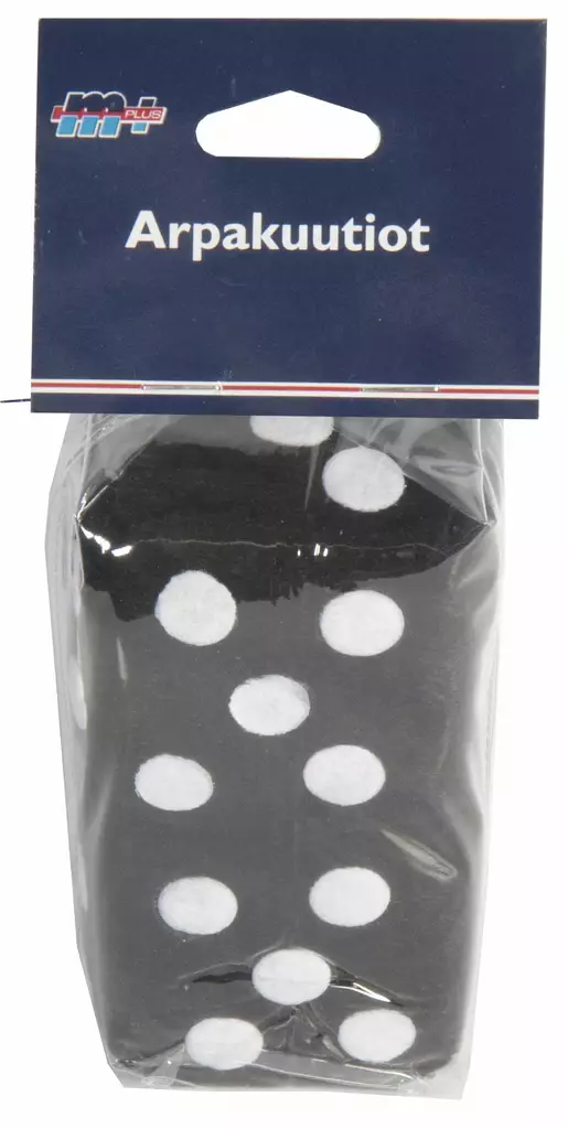 Arpakuutiot 7x7 cm musta - Muut sisätilantarvikkeet - 6419121105725 - 1
