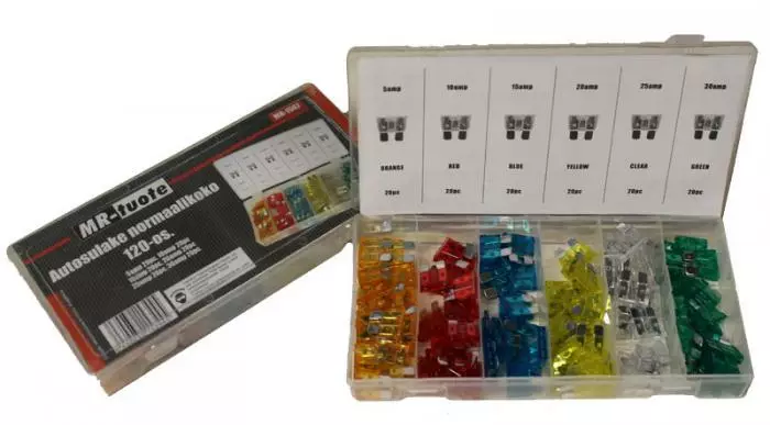 Autosulake normaali koko 120-os 5-30A - Sulakkeet ja sulakelajitelmat - 6430032153445 - 1