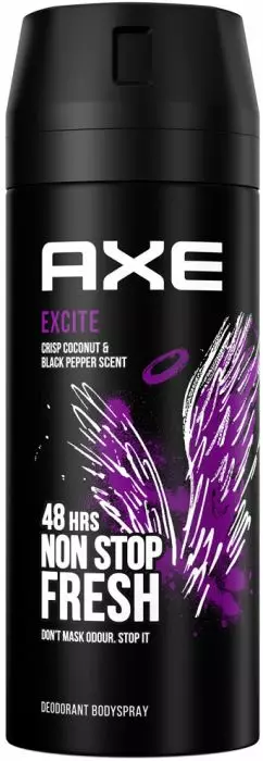 Axe Body Spray Excite 48h 150ml - Miesten deodorantit - 8720181028755 - 1