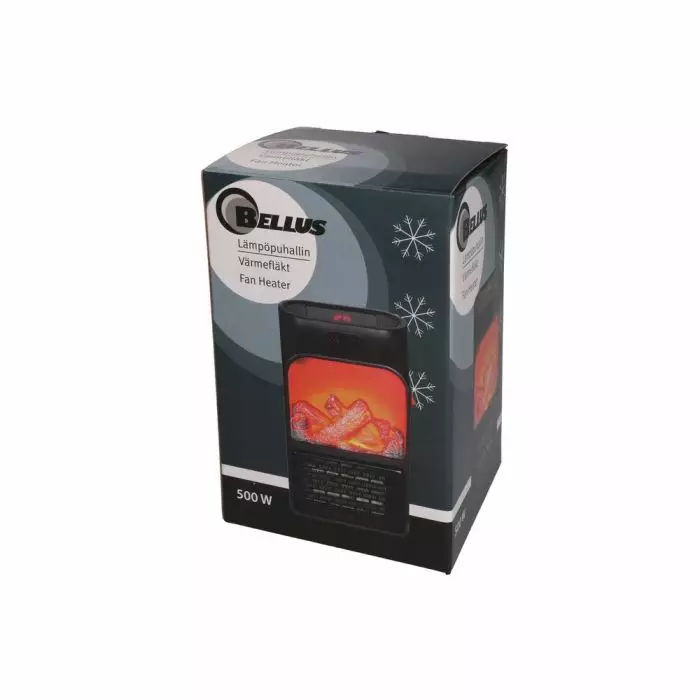 Bellus lämpöpuhallin mini takka 500w - Lämmittimet ja terassilämmittimet - 6410413218505 - 1