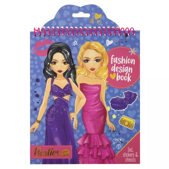 Besties muotisuunnitelijan kirja - Lasten kirjat - 8715427096025 - 1