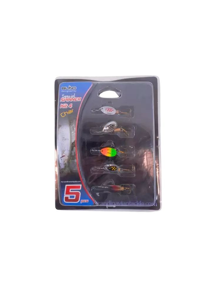 Blind Spinner Char vilkkasetti 4kpl - Viehelajitelmat - 6438212003795 - 1