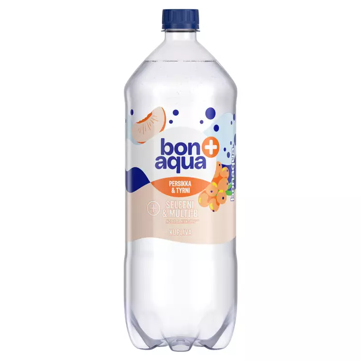 Bonaqua persikka-tyrni 1,5l - Lähdevedet ja kivennäisvedet - 6415600545785 - 1