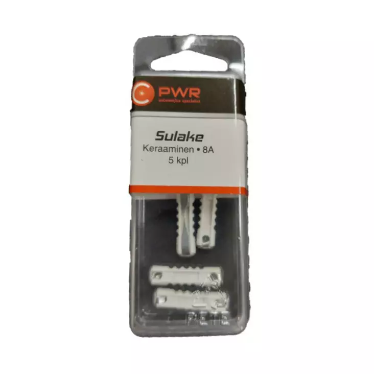 C-PWR sulake keraaminen 8A 5KPL - Sulakkeet ja sulakelajitelmat - 6438255921285 - 1