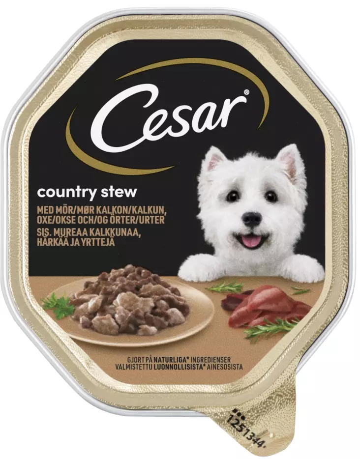 Cesar Country Stew 150g Kalkkuna,Härkä - Koiran märkäruoat - 4008429139055 - 1