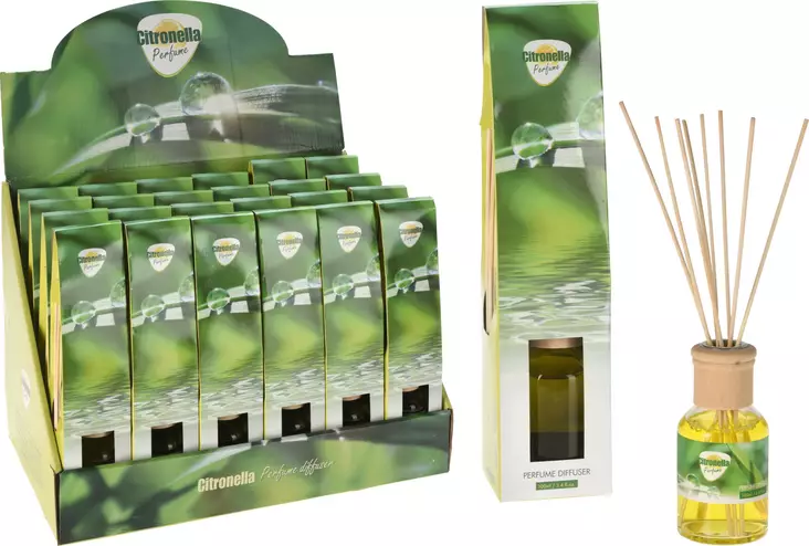 Citronella huonetuoksu hyönteiskarkoitin - Tuoksukynttilät - 8719987802195 - 1