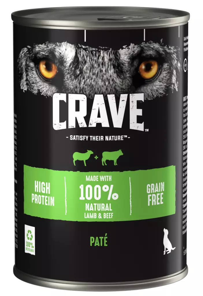 Crave mureke Lammasta&Härkää 400g - Koiran märkäruoat - 4008429130915 - 1