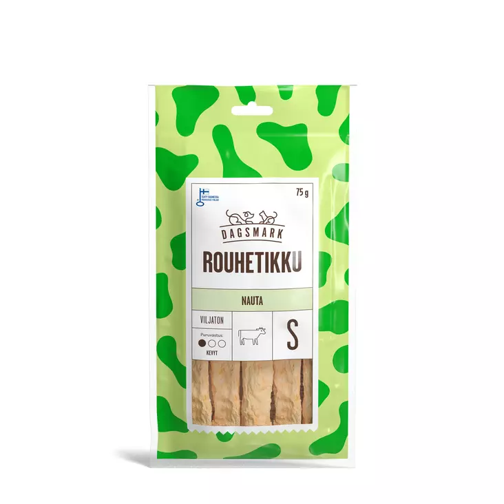 Dagsmark rouhetikku nauta S 75g - Koiran luut - 6430066382835 - 1